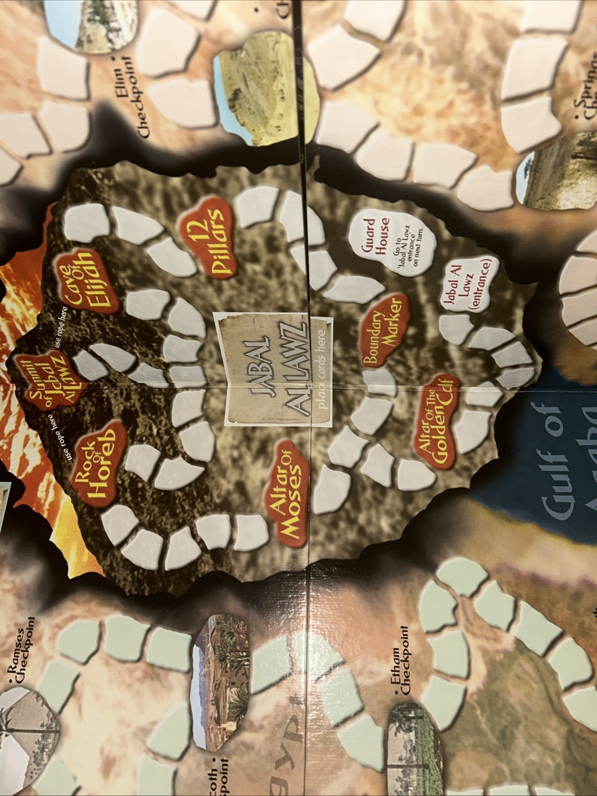 Tommy Nelson The Lost Mountain of God Biblical Adventure Board Game Complete!!
