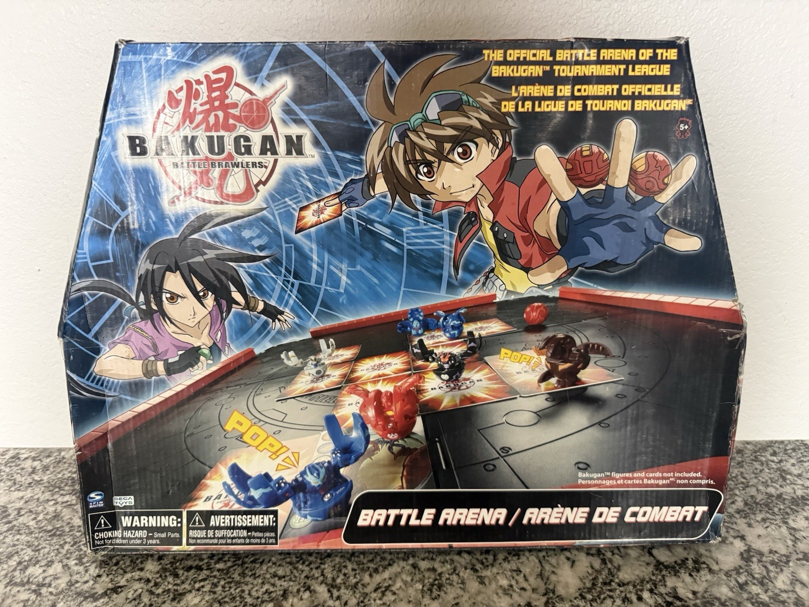 NEW Bakugan Battle Arena Collapsible Red/Black Box 2007 NEW In BOX