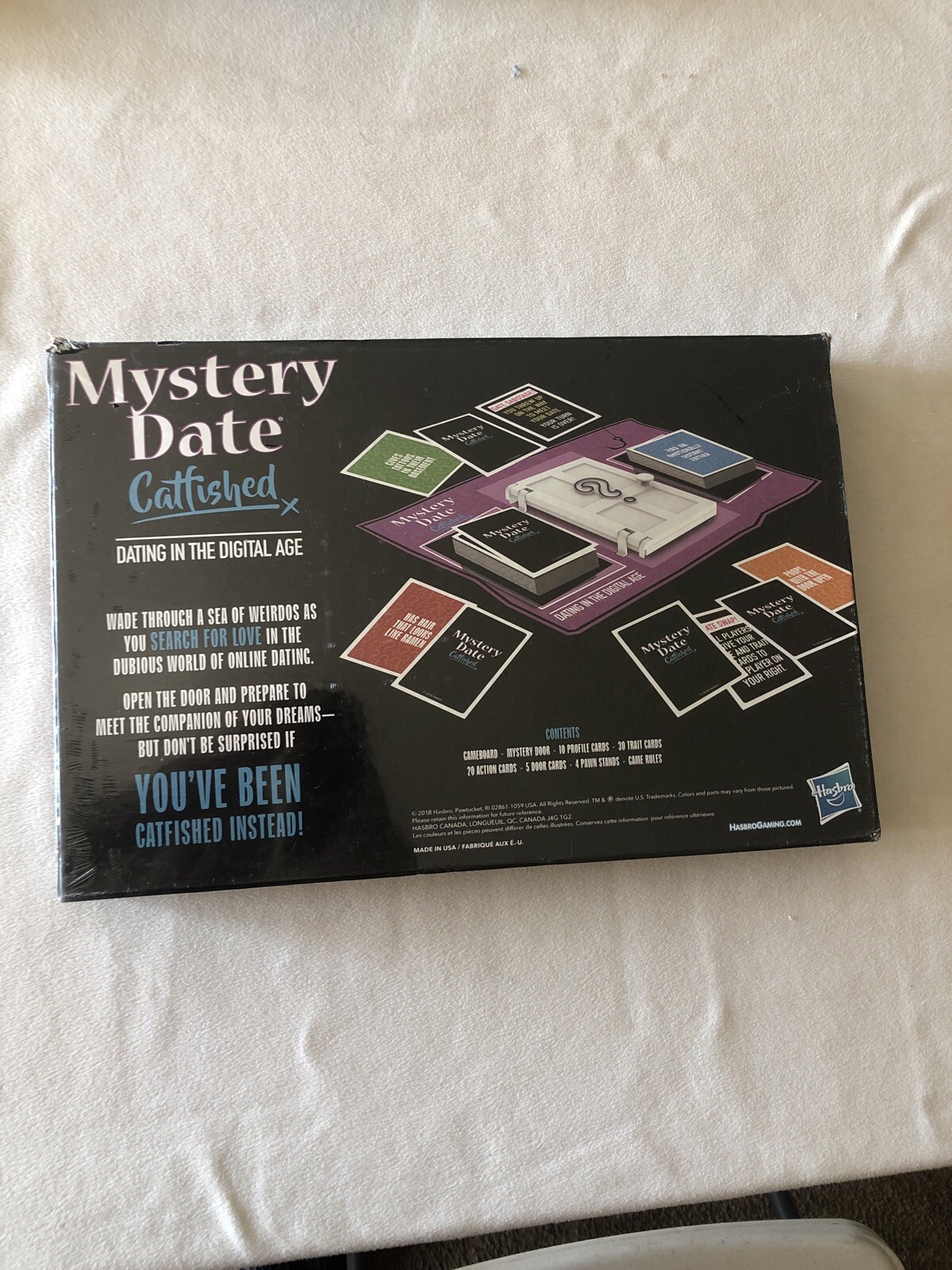 NEW Hasbro Classic Mystery Date Catfished (Dating In The Digital Age) Board Game