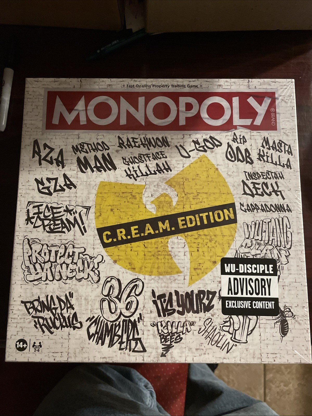💥 WU TANG: OFFICIAL MONOPOLY® Board Game LIMITED EDITION SOLDOUT🆕️☑️ SHIPS NOW