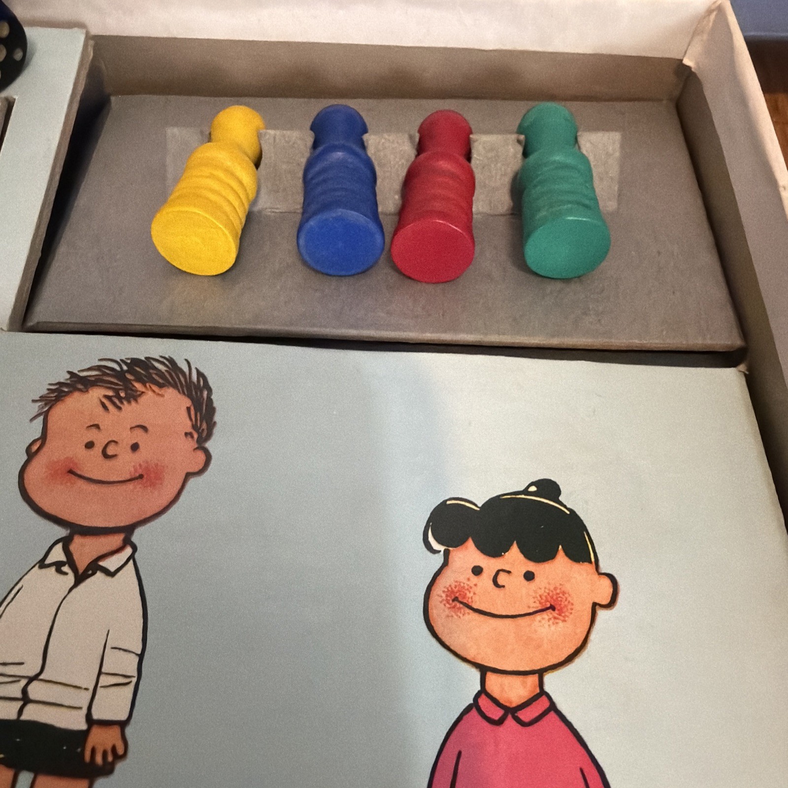 1959 PEANUTS: THE GAME OF CHARLIE BROWN AND HIS PALS GAME BY S & R COMPLETE