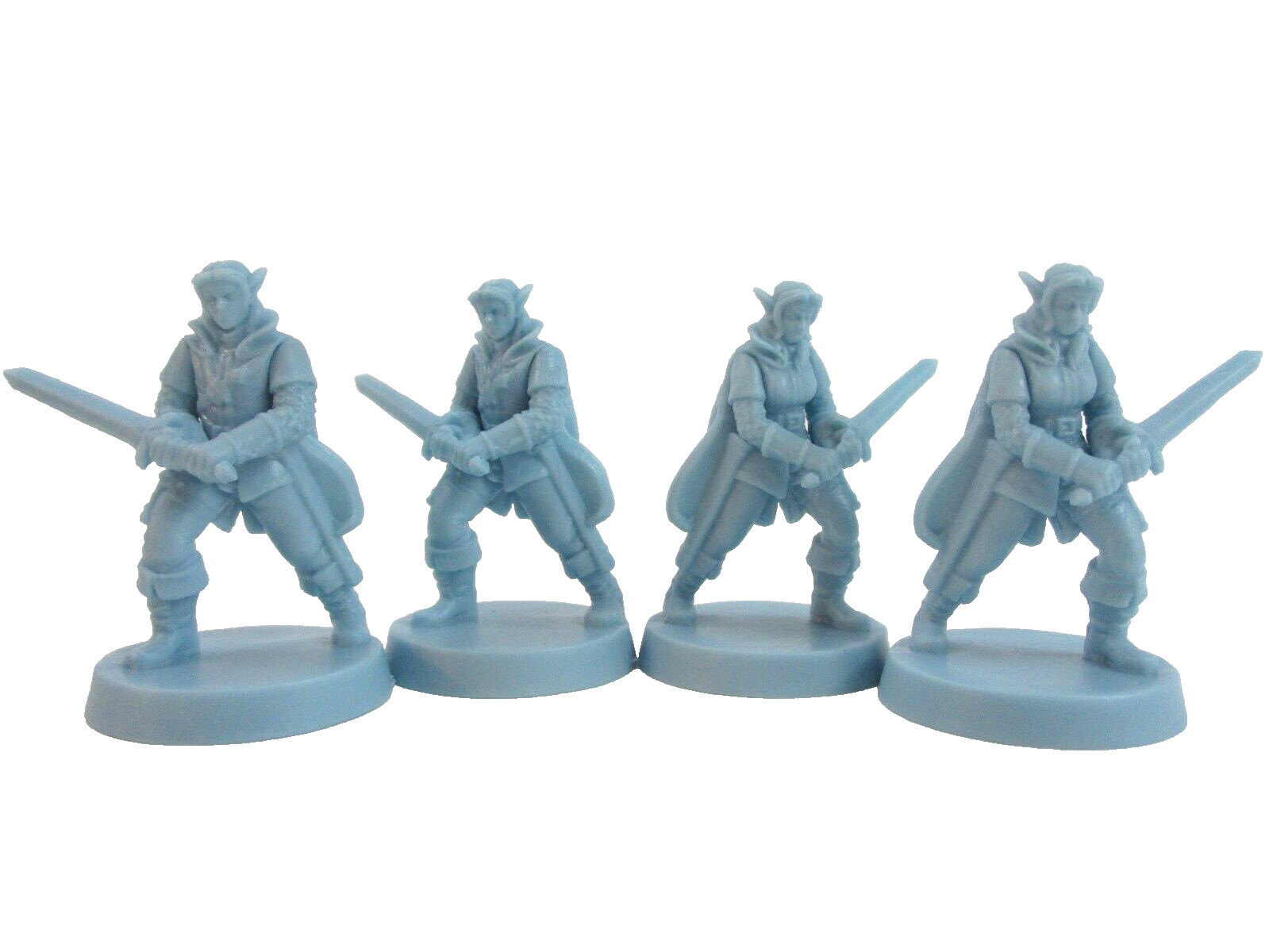 HEROQUEST: Mage Of The Mirror 4x ELVEN WARRIOR Minis & Card NEW!