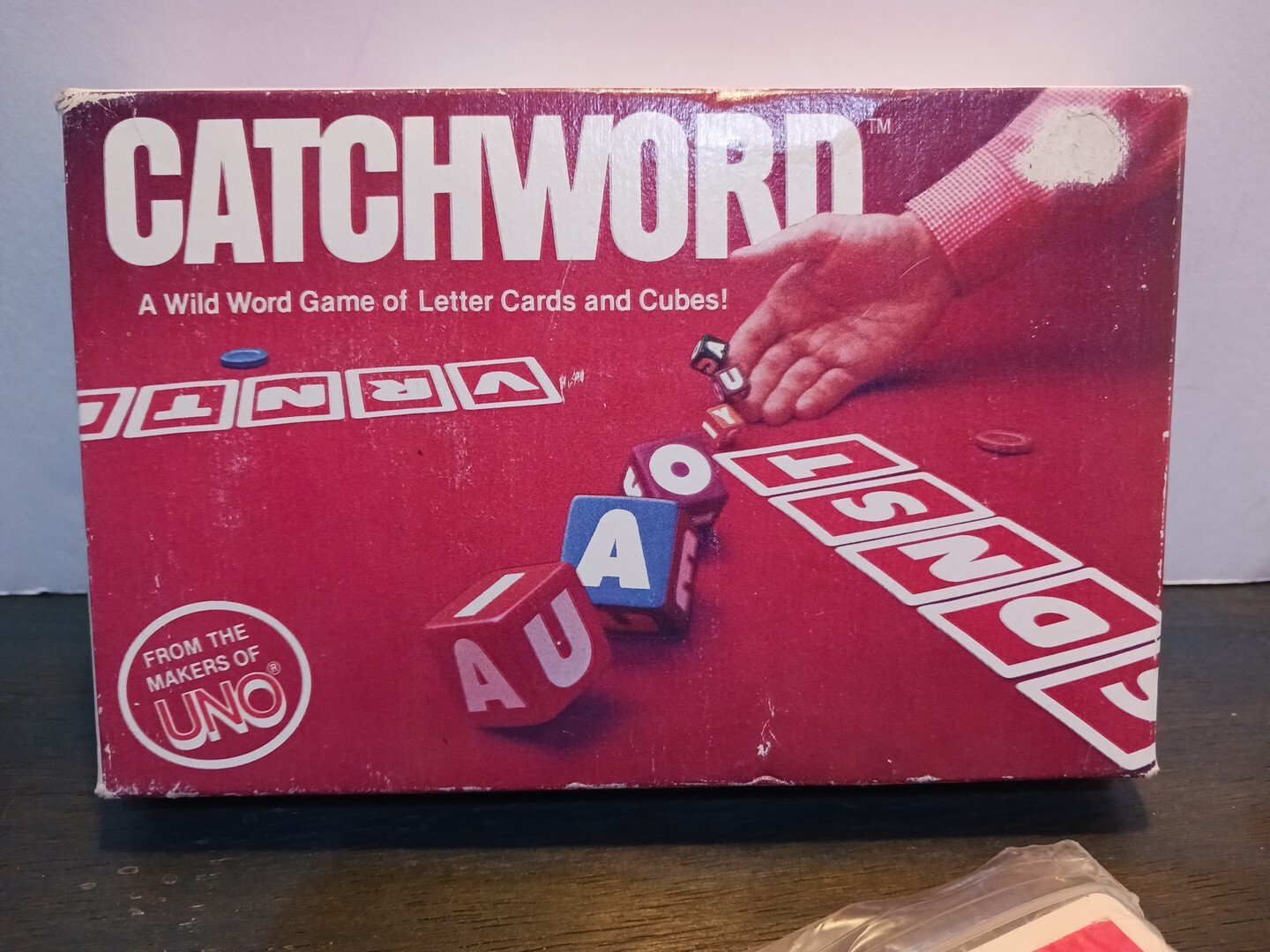 Vintage 1982 CATCHWORD “A Wild Word Game of Letters and Cubes!” 100% Complete