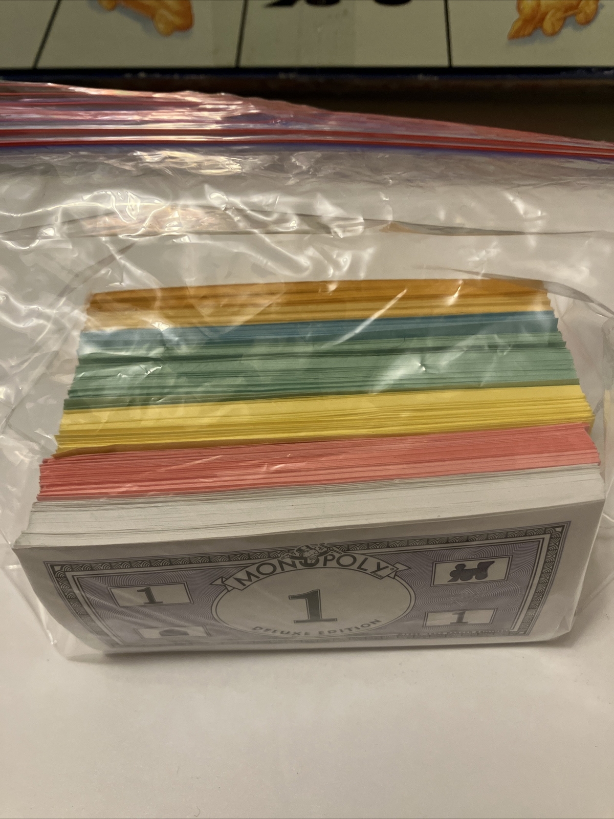 Monopoly Deluxe Edition Replacement Parts Play Money Cash