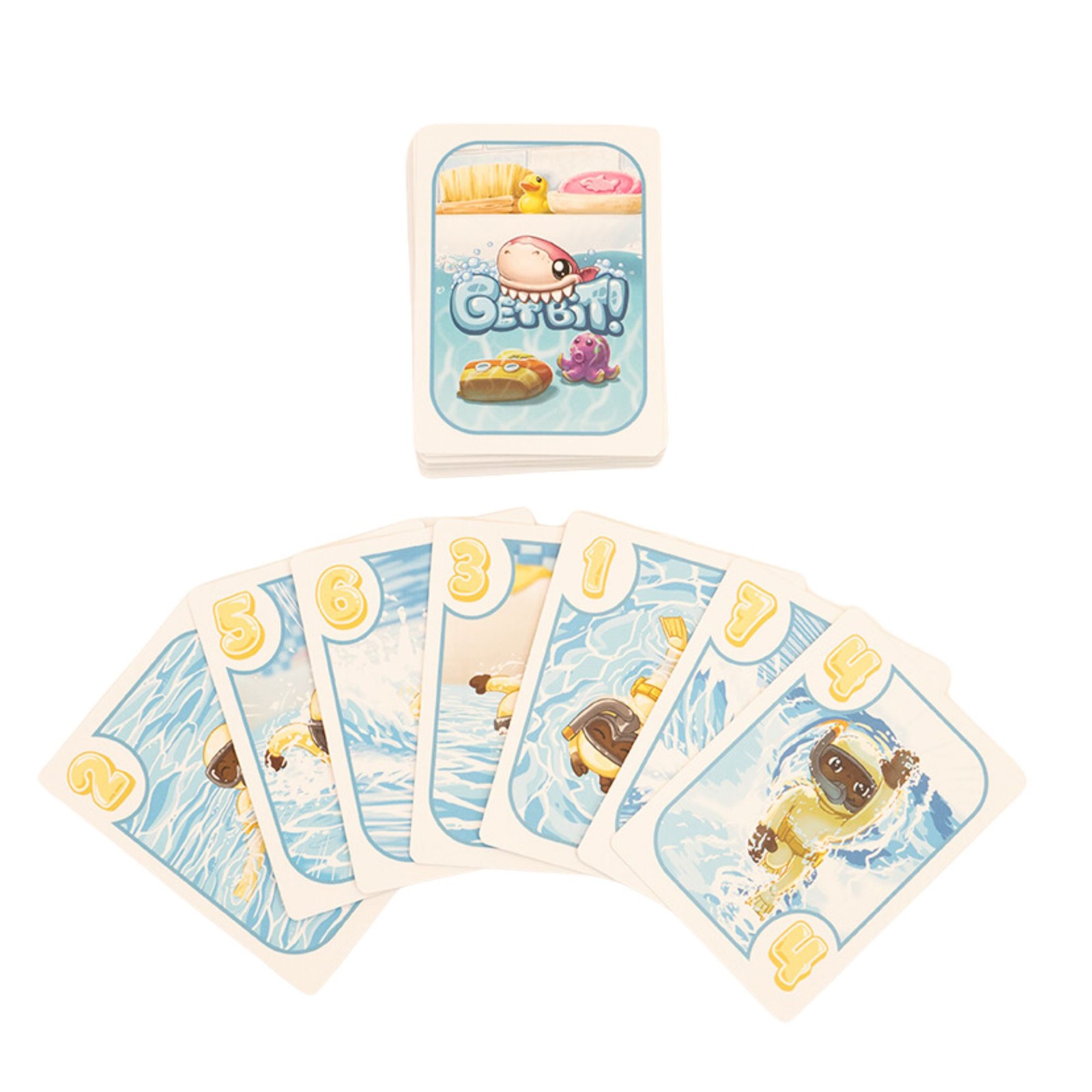 Greater Than Games Get Bit Family Card Game, Ages 7+