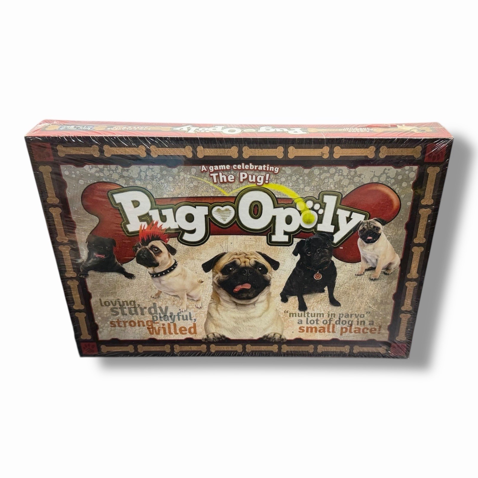 Pug Opoly Board Game Family Pugopoly Play for 2 to 6 Players Dogs FUN!!