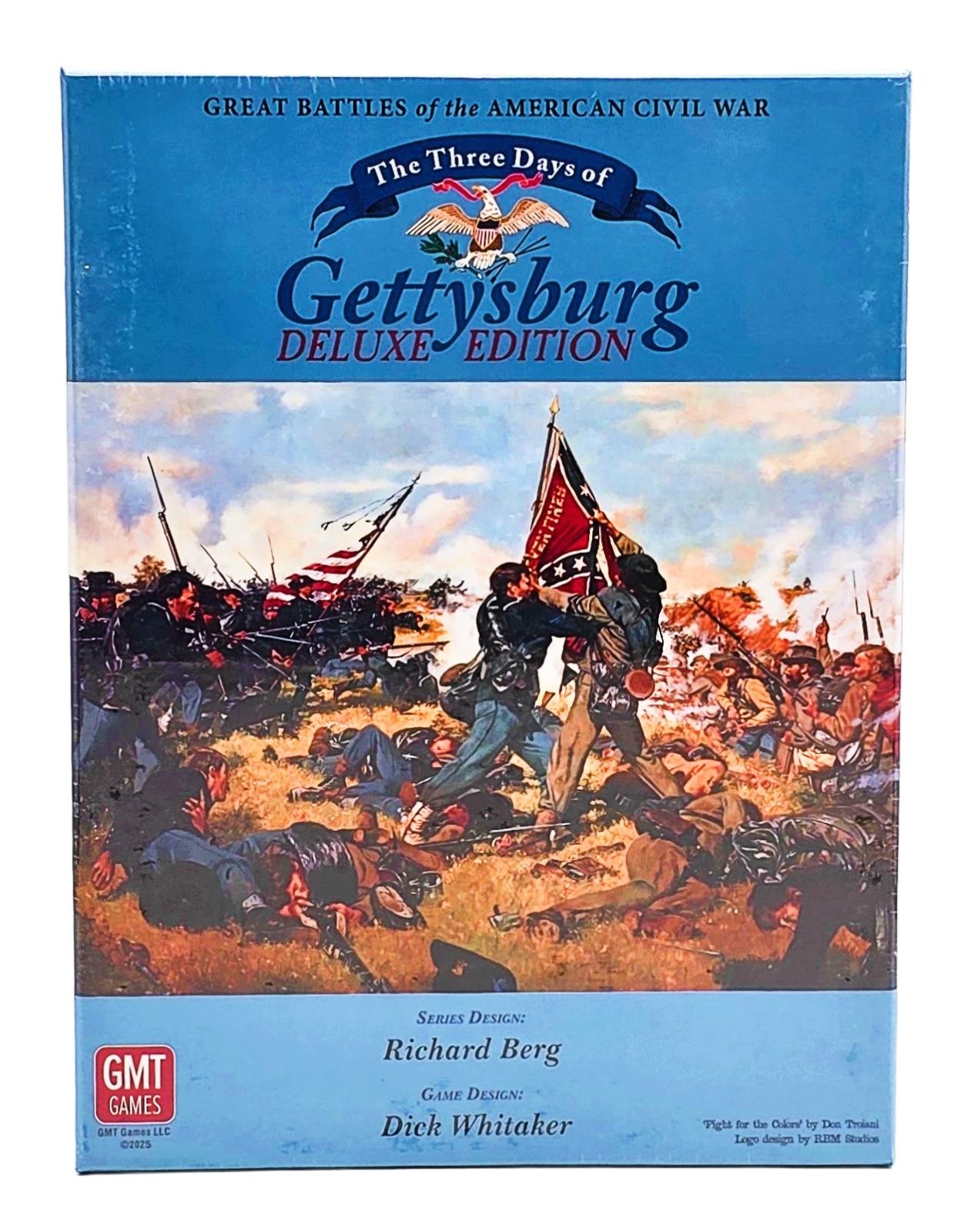 The Three Days of Gettysburg Deluxe Edition by GMT – SEALED