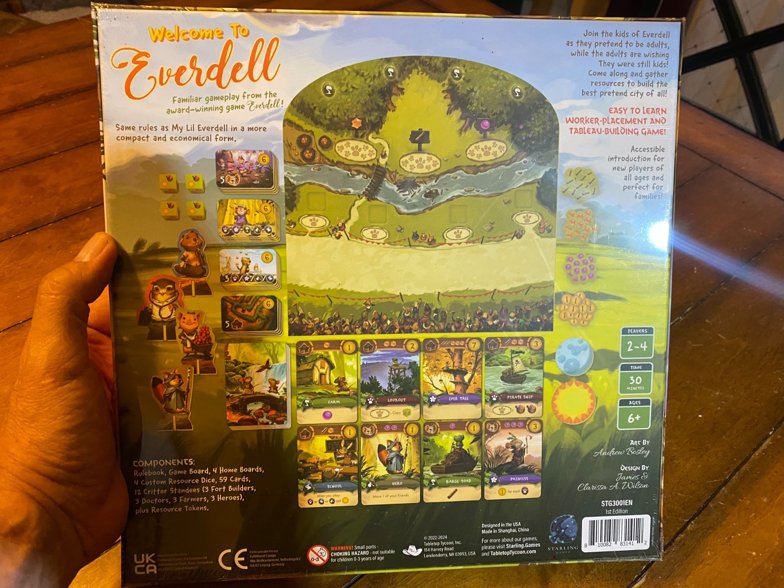 New Welcome To Everdell Board Game Starling Games Tabletop Fun For Ages 6+