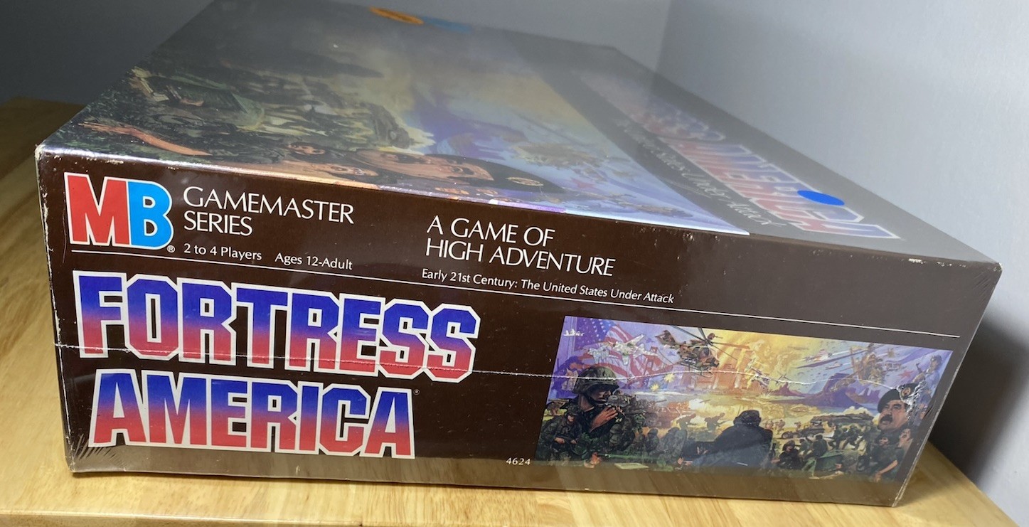 Fortress America United States Under Attack Milton Bradley Vintage 1986 Rewrap