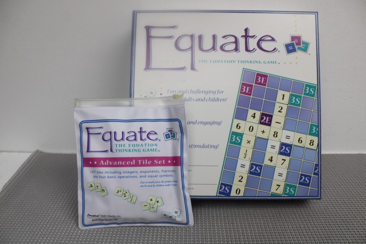 Equate The Equation Thinking Board Game Educator Home School Learn Math Complete