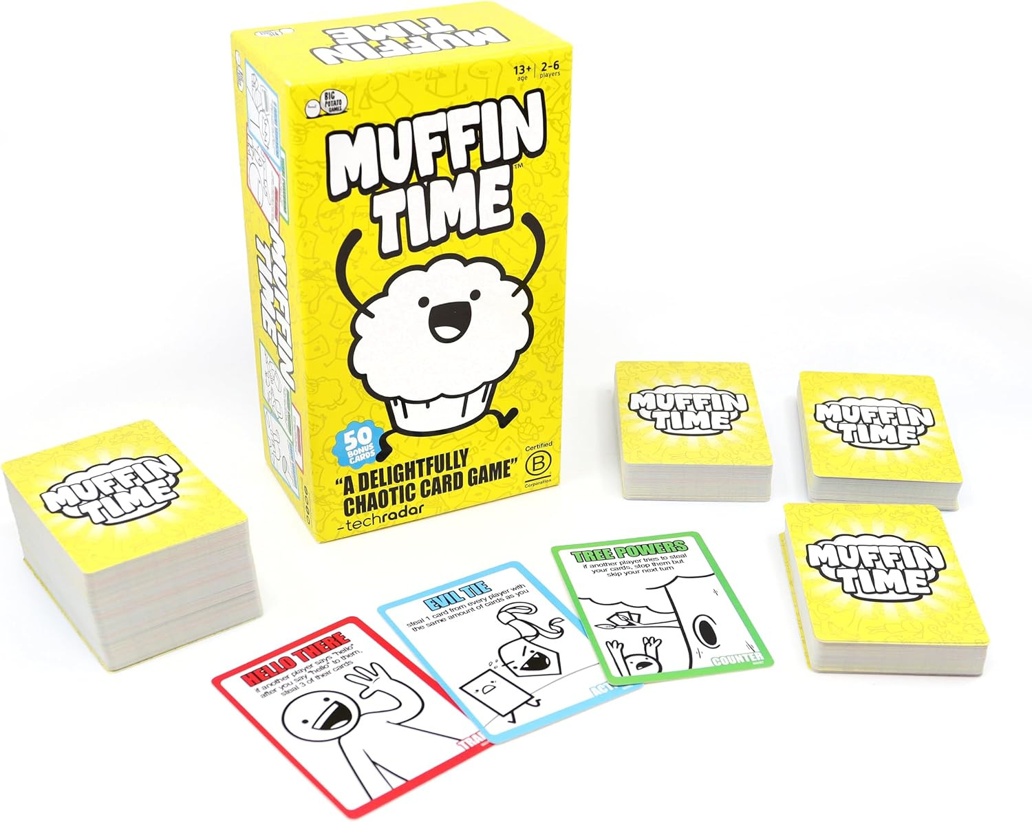 Big Potato Muffin Time: a Very Random Card Game | Includes Expansion Packs