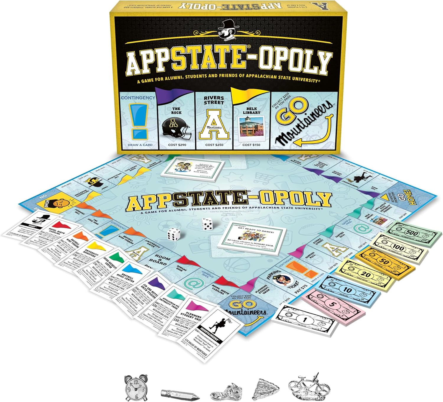 App State-Opoly Board Game – Appalachian State University Campus Edition, Family