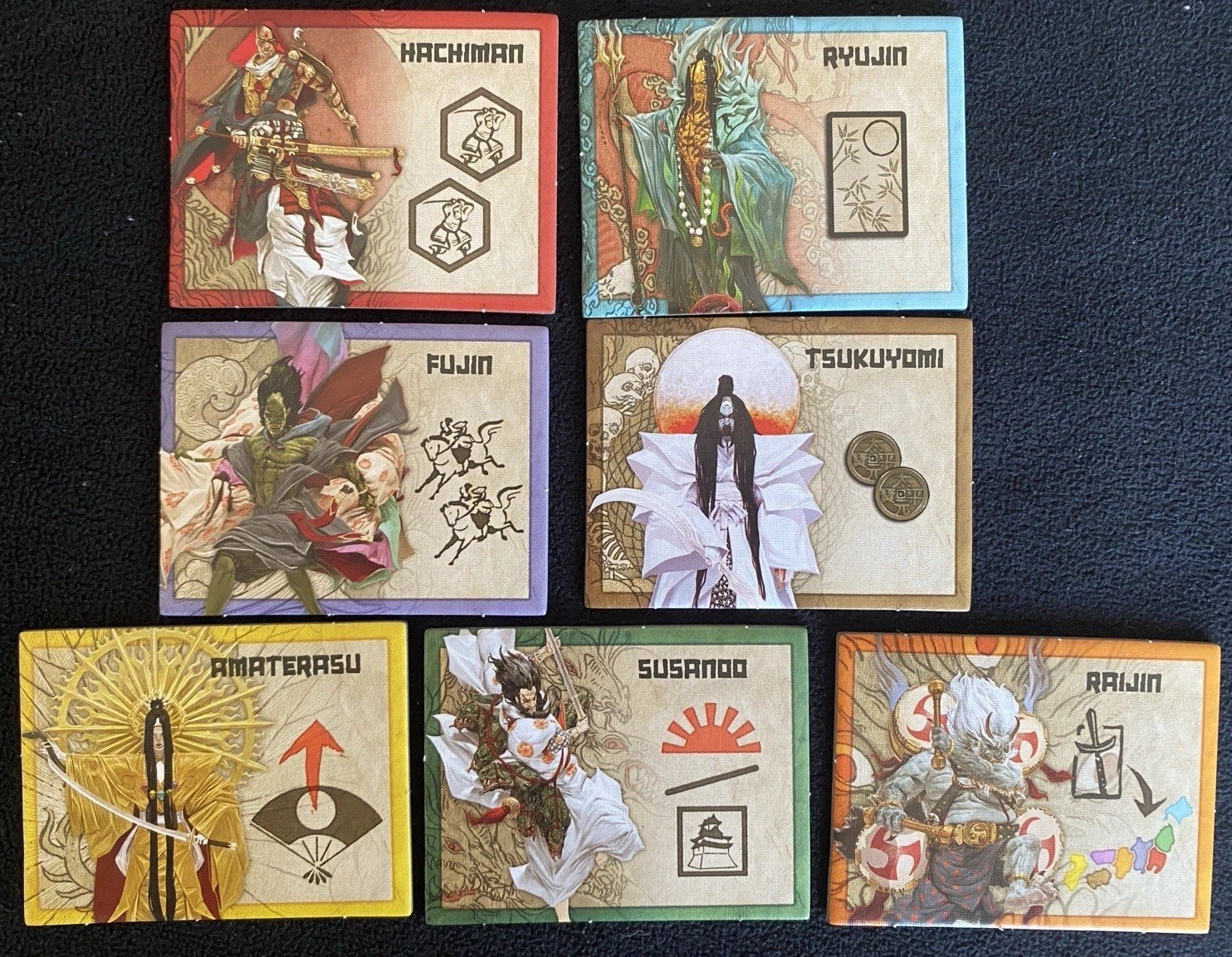 RISING SUN Board Game 2019 Feudal Japan War Strategy CMON Guillotine Games