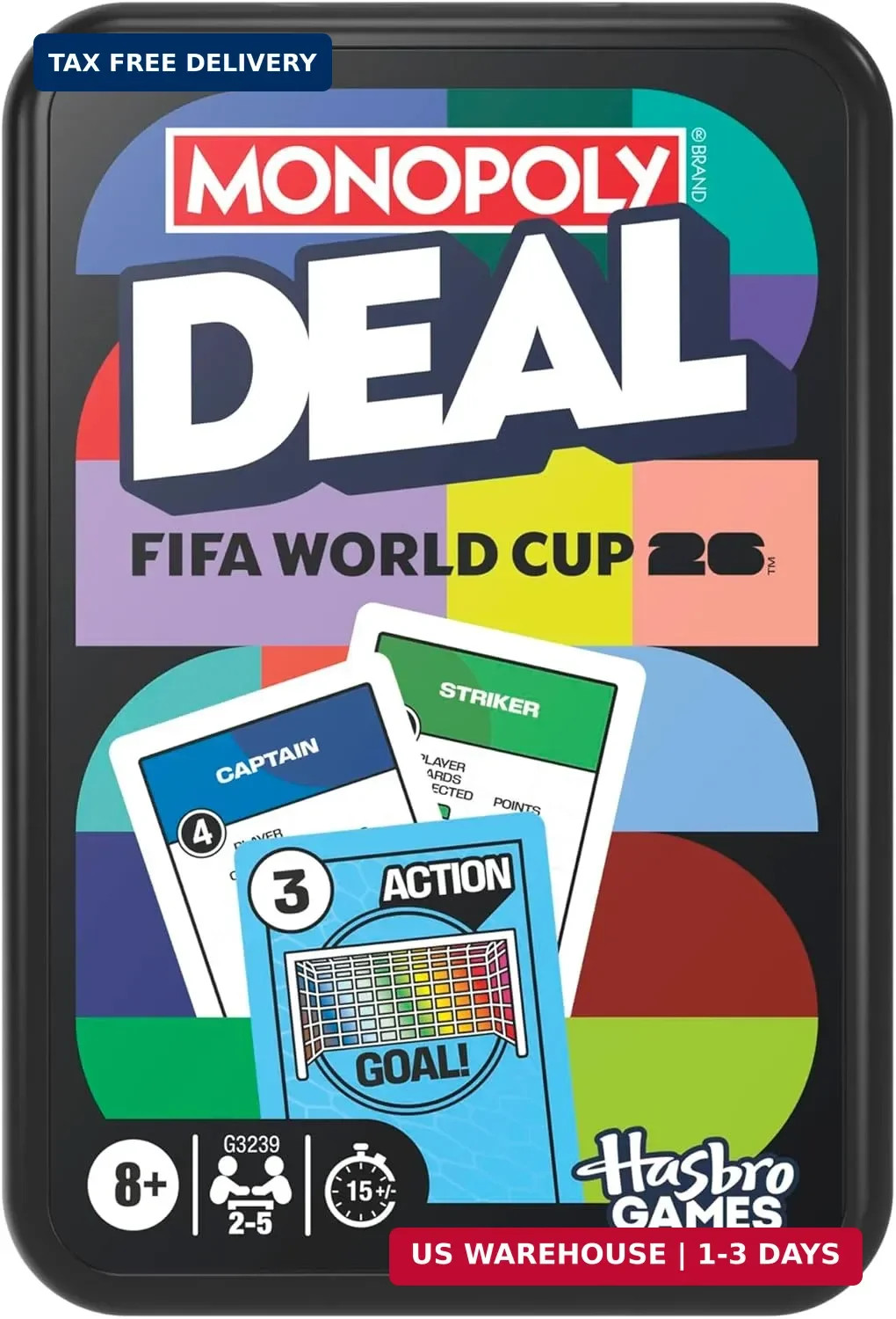 Monopoly Deal FIFA World Cup 2026 Edition Game – Officially Licensed FIFA World