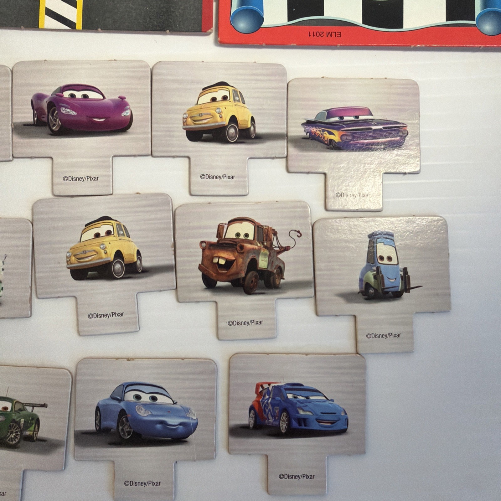 Hasbro Disney Pixar Cars 2 Edition Memory Game Match & Motor Speedway Complete