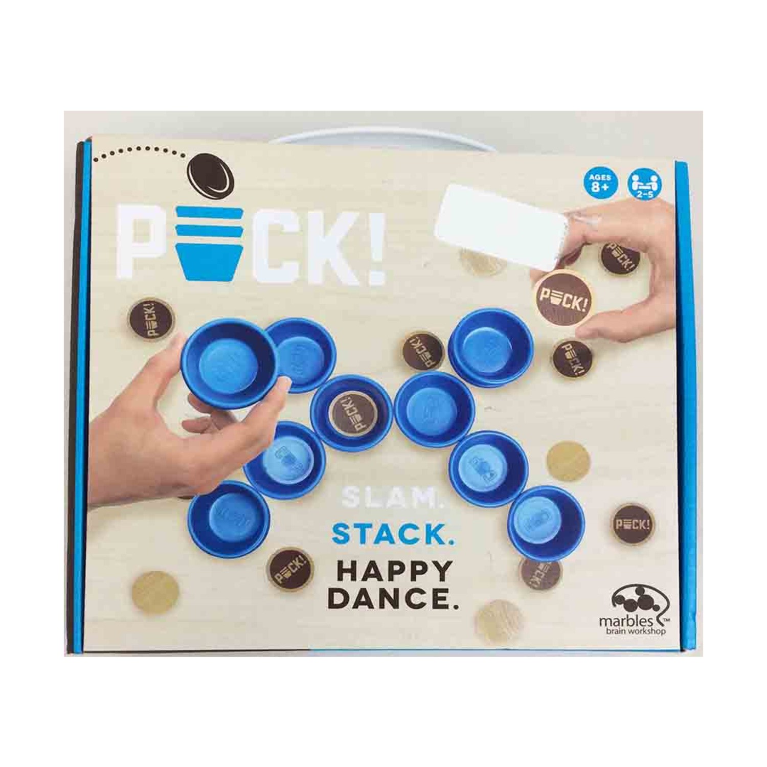 Marbles Brain Workshop Board Games Marbles Brain Workshop Puck! Box EX/NM