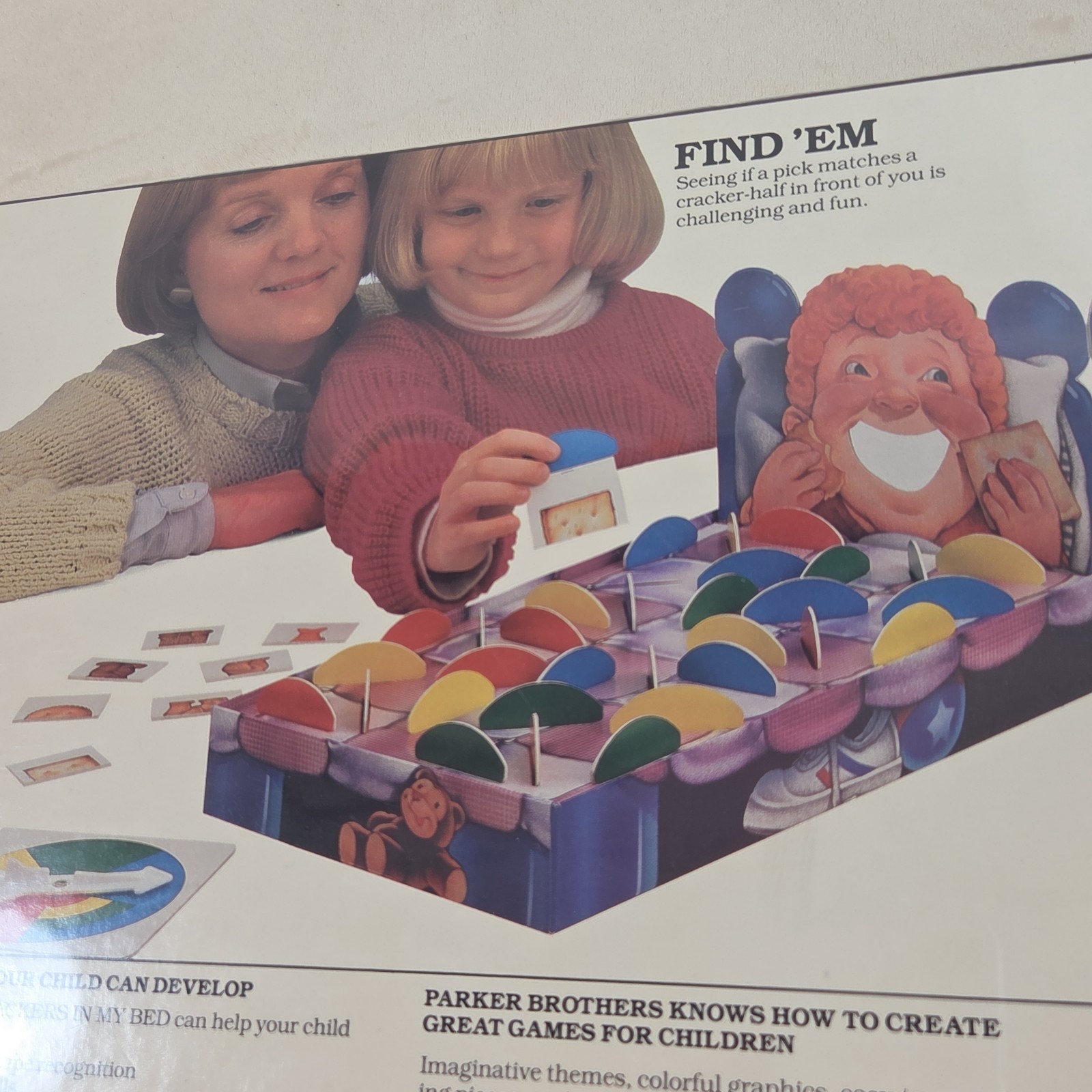 Crackers In My Bed Board Game Parker Brothers Vintage #0487 Sealed, NEW Ages 3-6