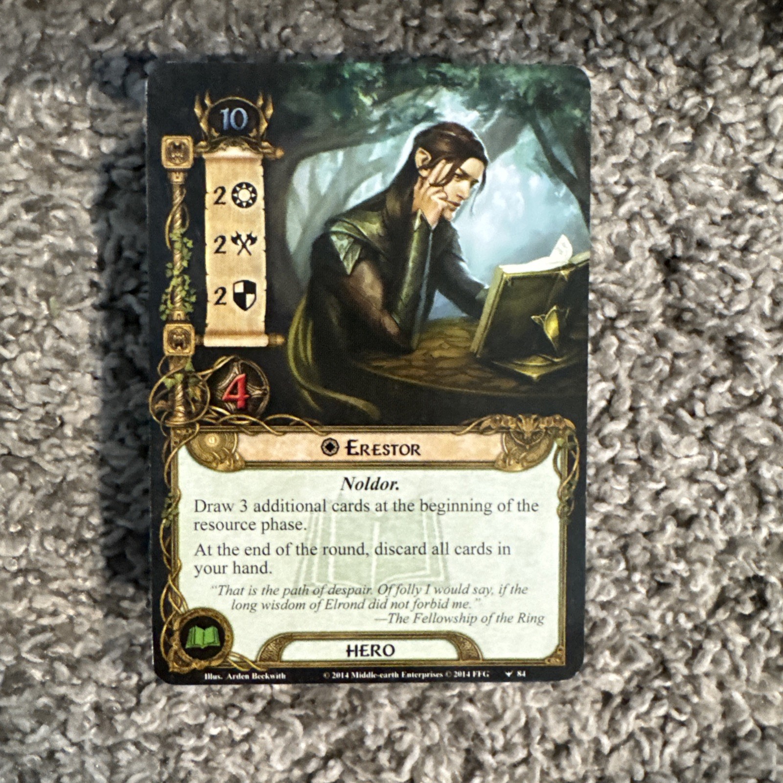 Lord of the Rings LCG: Angmar Awakened Cycle 6x Adventure Packs (1 card missing)