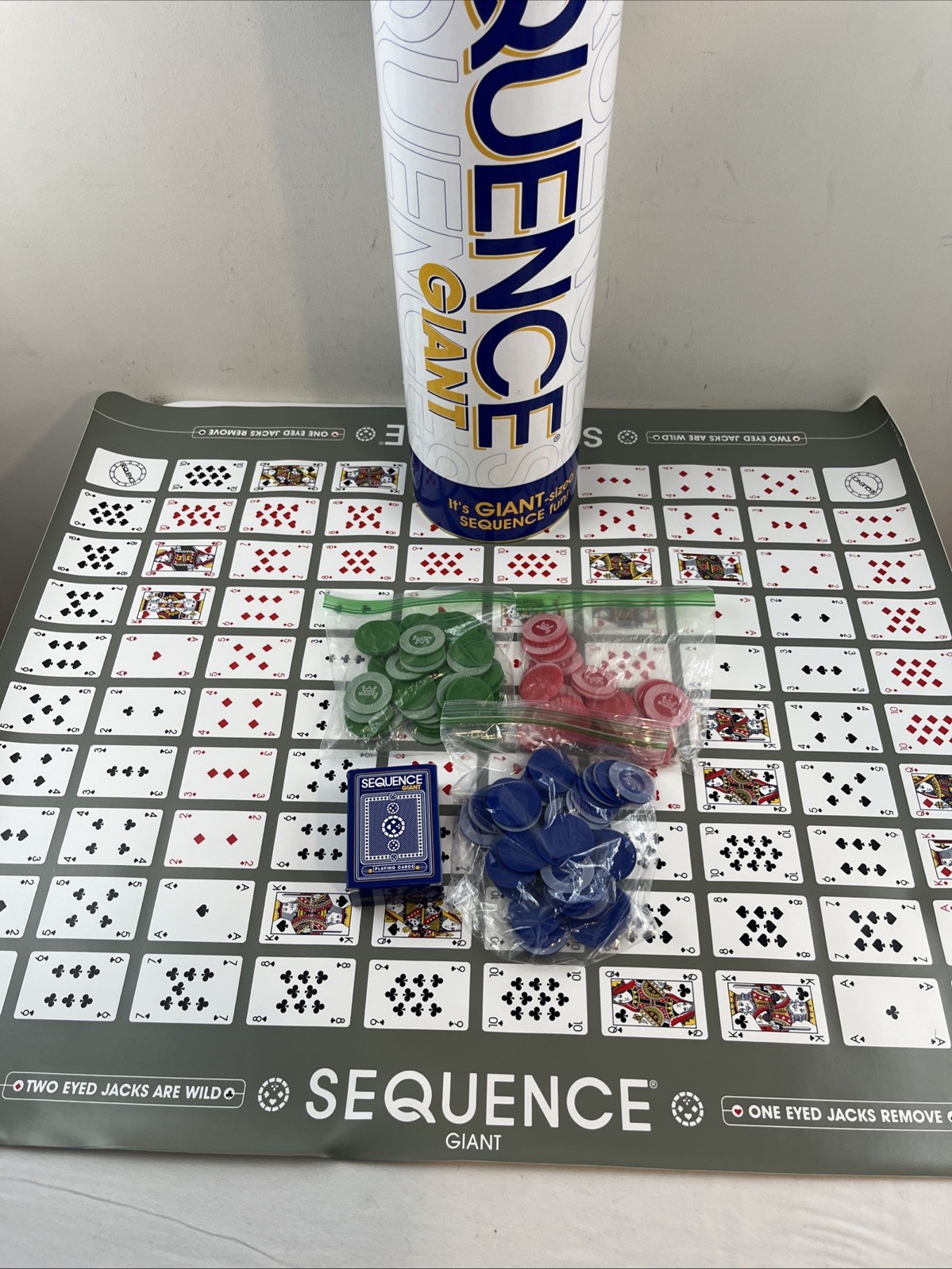 Jumbo Sequence Giant Tube Edition Game 27″ x 32″ Mat Jax 2021