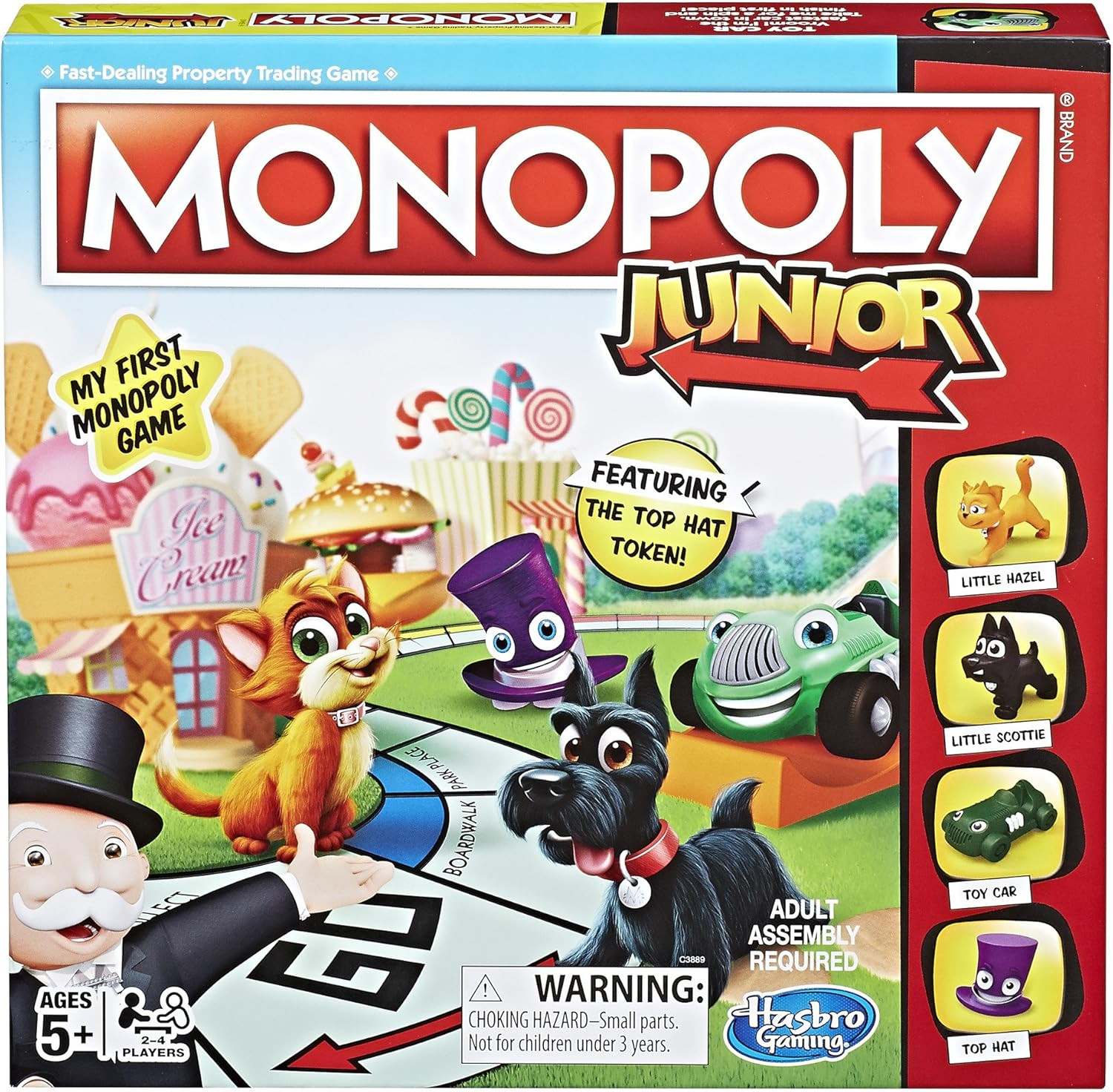Junior Board Game for 4 Players, Ages 5 and up (Amazon Exclusive)