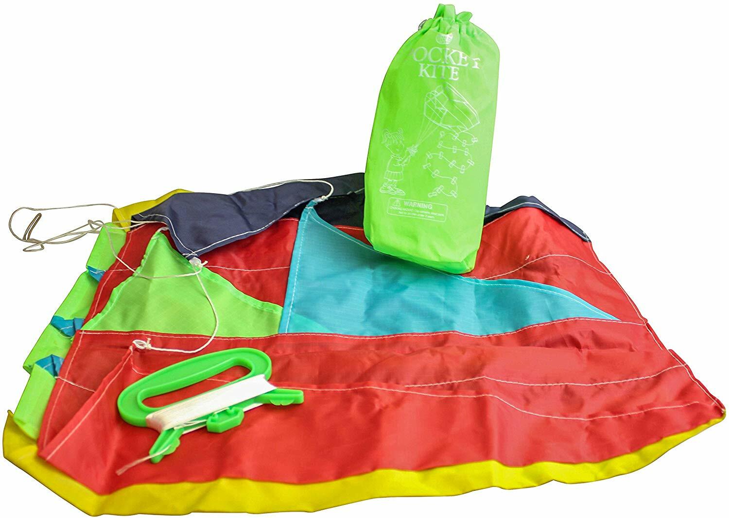 House of Marbles Game Bundle Extra Long Jump Rope, Miniature Kite & Cat’s Cradle