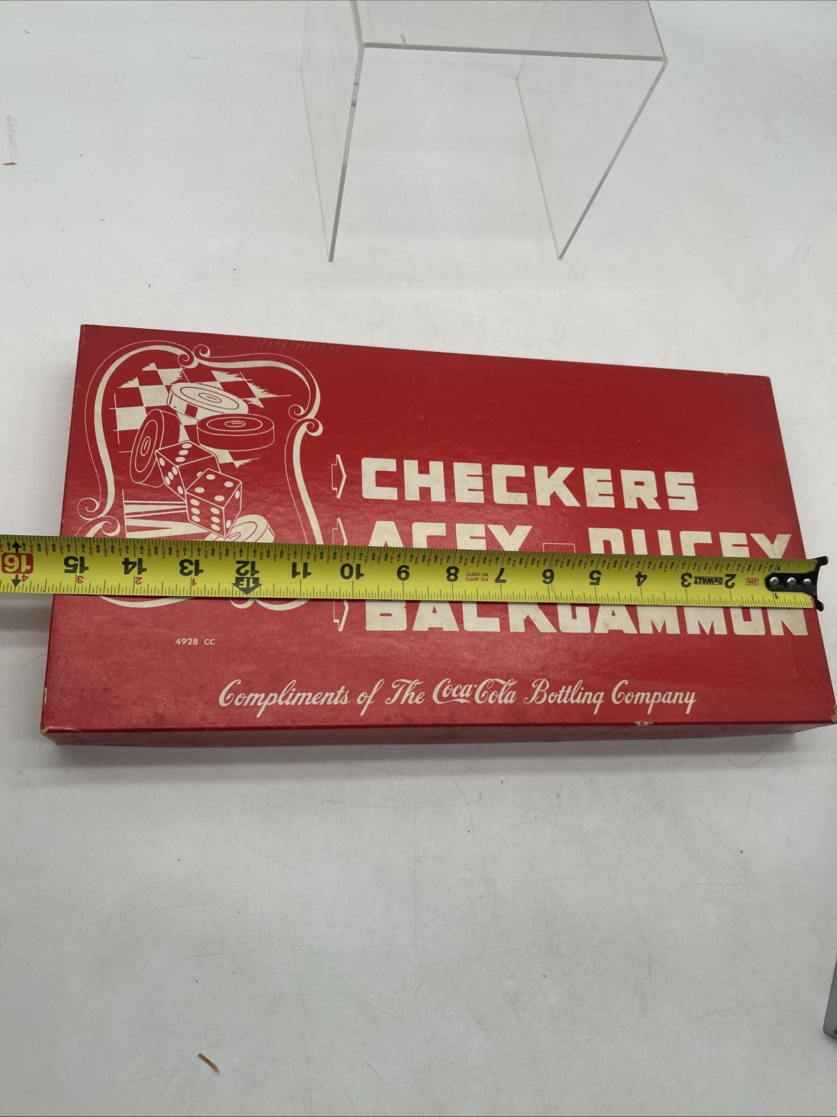 Coca-Cola Milton Bradley Checkers Acey-Ducey World War 2 Game Set