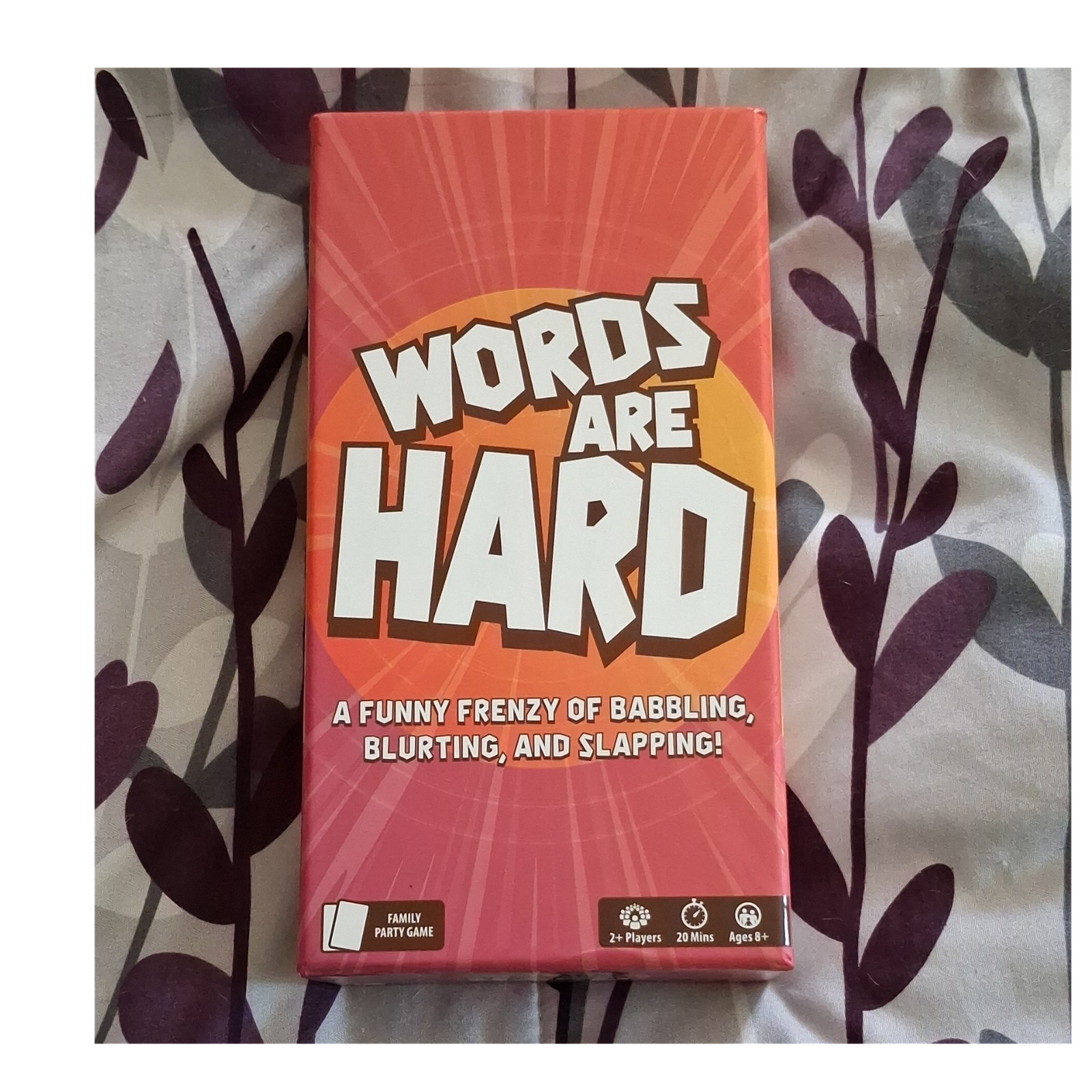 Lost Boy Entertainment Words Are Hard Family Game, 250 Cards, Ages 8+, 2 Players