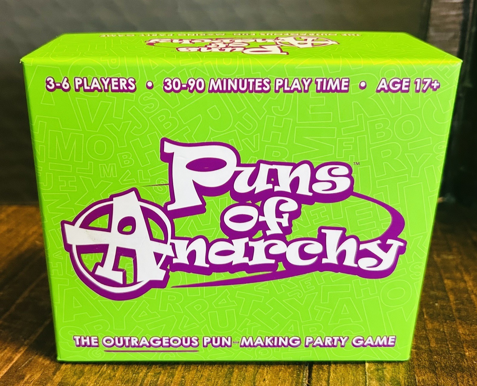 Puns of Anarchy Board Game – Complete Fun-Tested EUC – Played Once – All Pieces