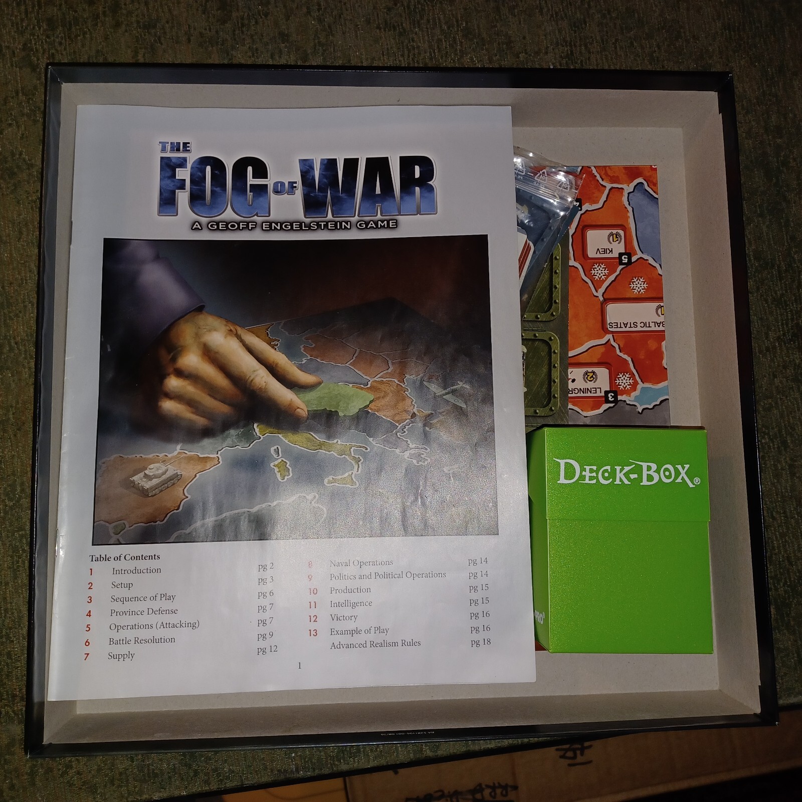 Stronghold Games: War Board Game – THE FOG OF WAR complete