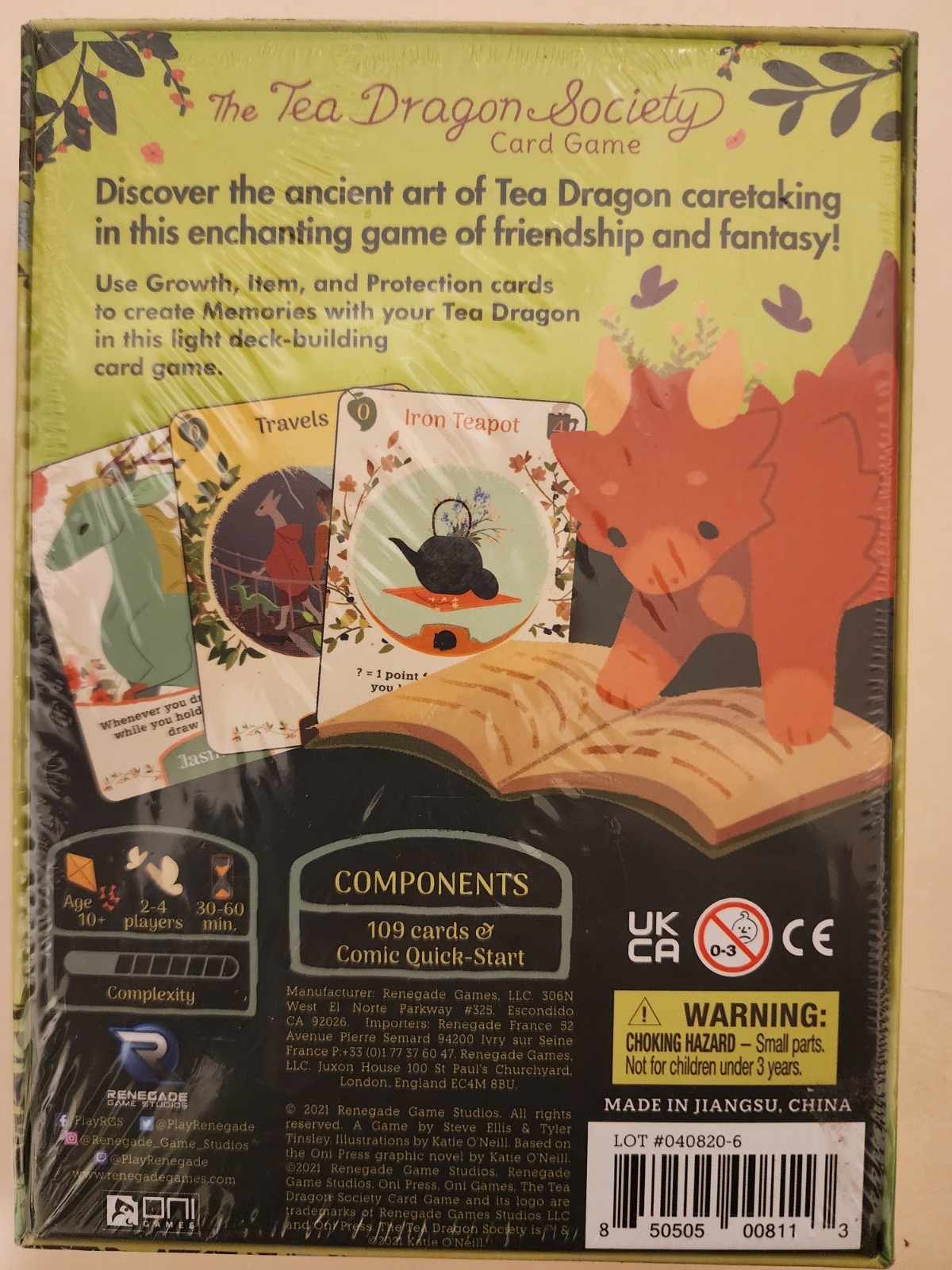 New Unopened The Tea Dragon Society Card Game 2018 Renegade Game Studios