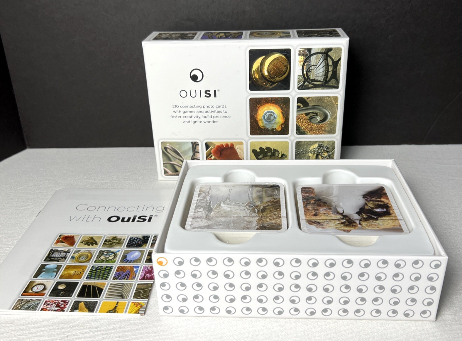 OuiSi: Creative Photo Card Games that Ignite a Sense of Connection, Open Box