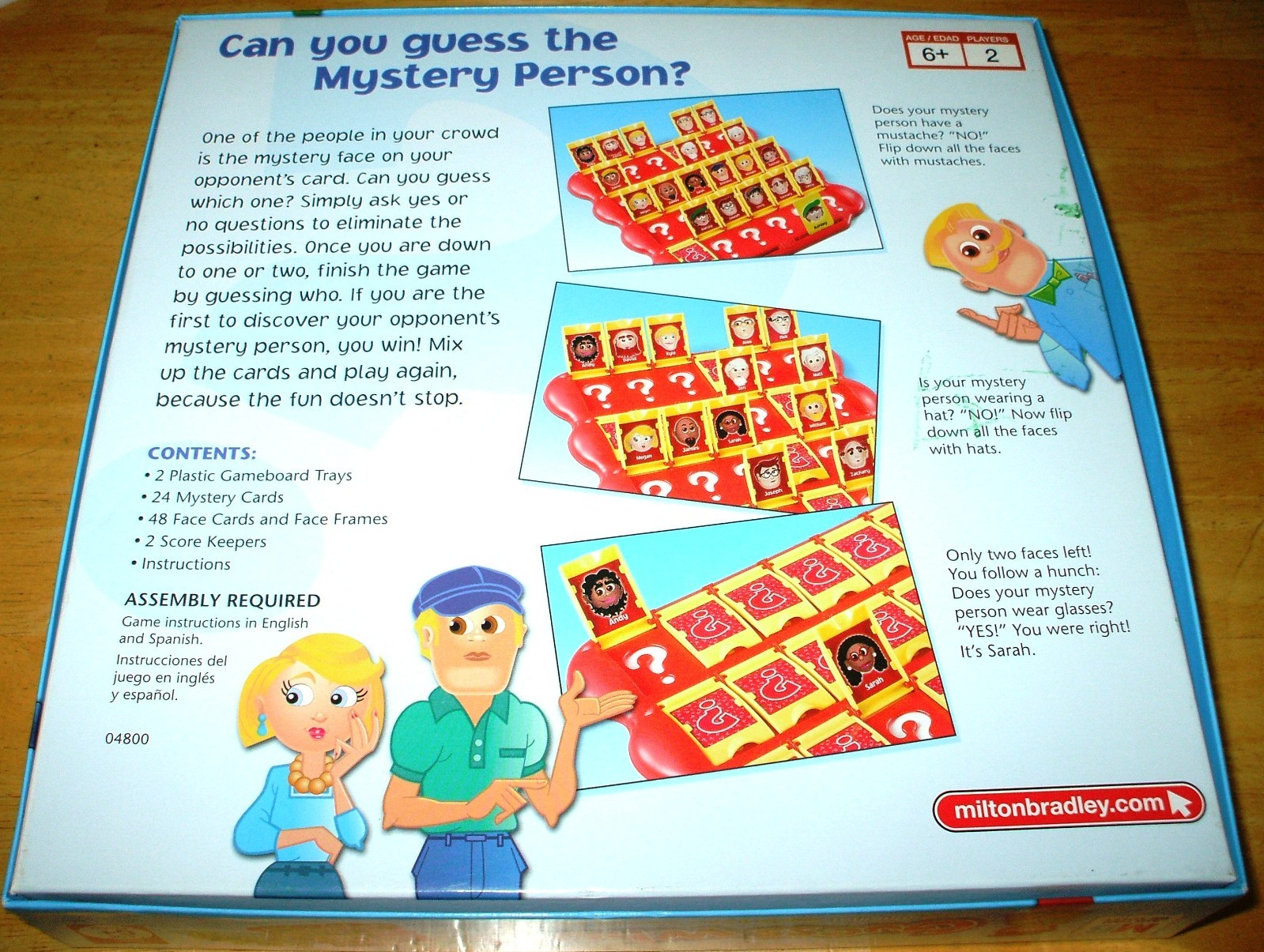 Milton Bradley Guess Who? Original Guessing Game 2005 100% COMPLETE! EXCELLENT!