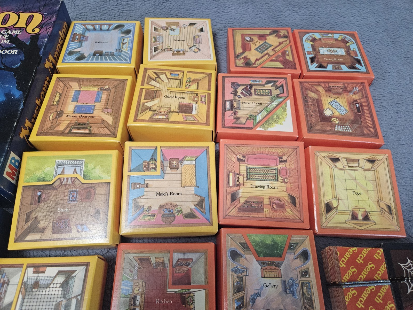 ~ Vintage Rare 1984 Mystery Mansion Board Game MB Milton Bradley COMPLETE ~