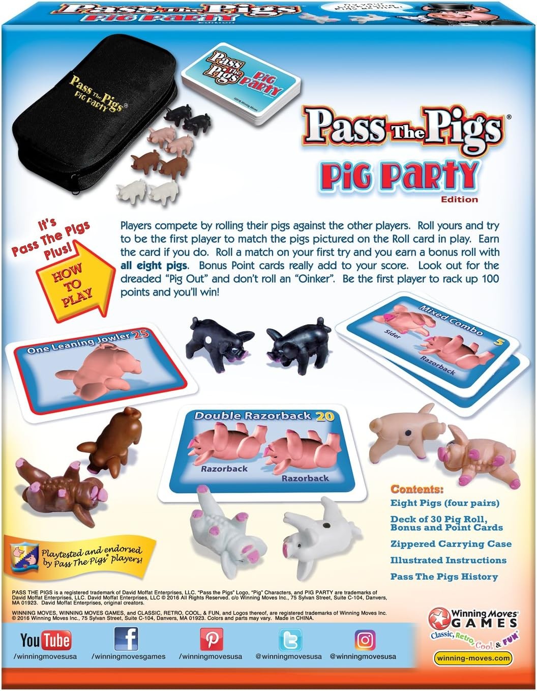 Pass The Pigs (Party Edition) (Colors May Vary)