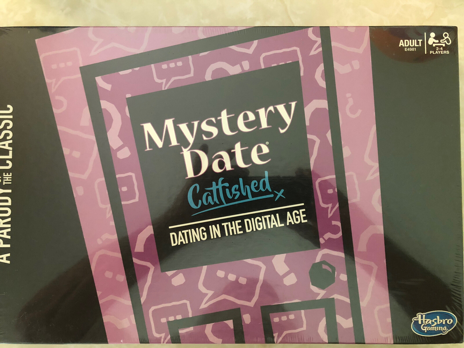 New, “Mystery Date – Catfished” 2018, Parody Board Game by Hasbro,Factory Sealed