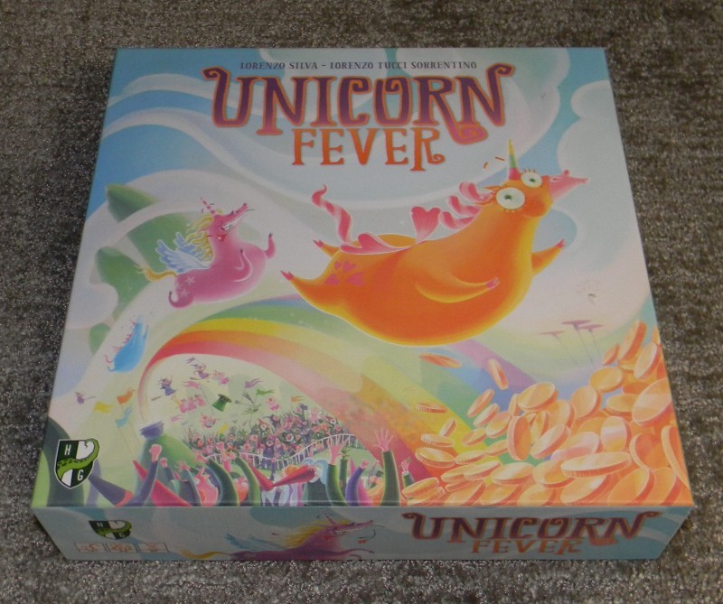 Unicorn Fever – Wacky Racing, Board Game – NEW – Open Box
