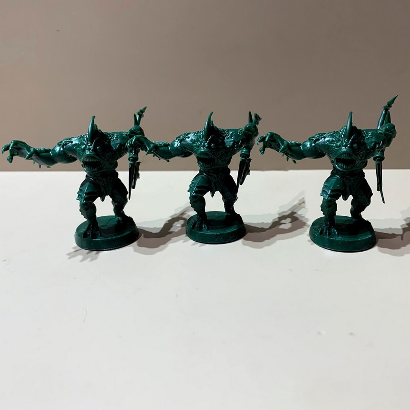 19pcs Orcs Goblins Abomination Heroquest Kellar’s Keep Quest Board Game Minis
