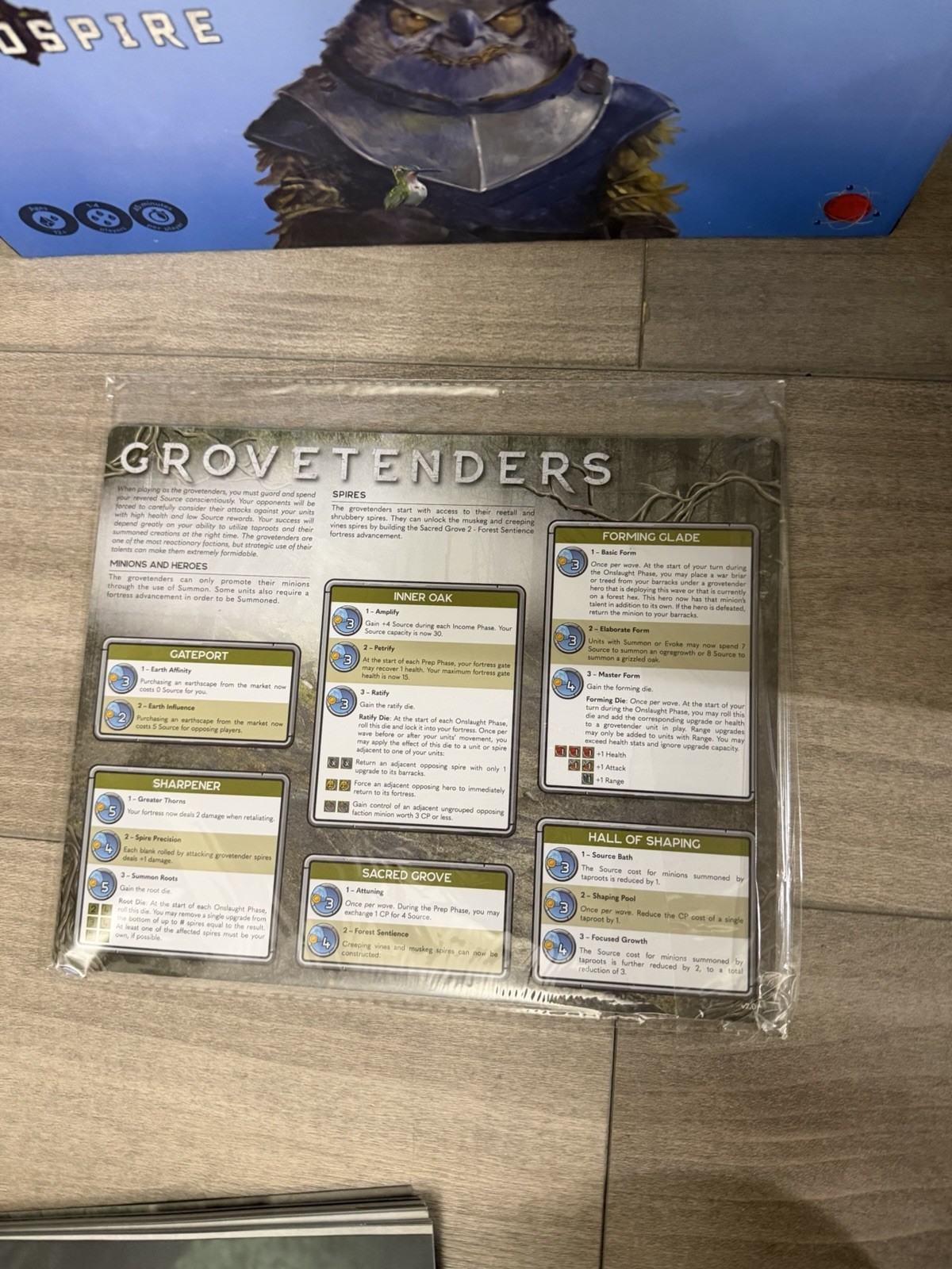 Cloudspire Board Game Base Game Chip Theory Games Neoprene Mat