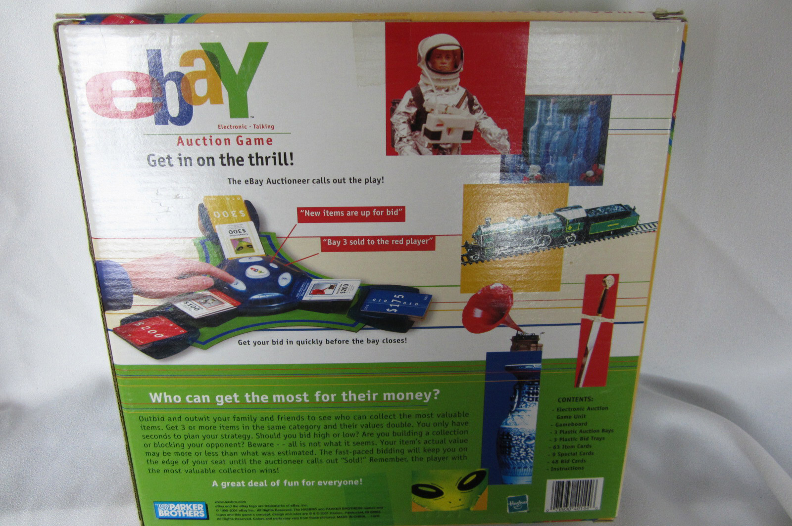 Hasbro Parker Brothers Ebay Auction Electronic Game Complete #40144 New in box