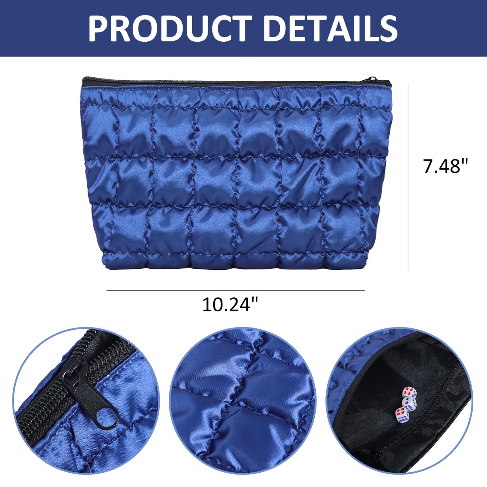 Empty Mahjong Tiles Bag, Thickened Mahjong Bag for 166 Mahjong Tile Set (Case…