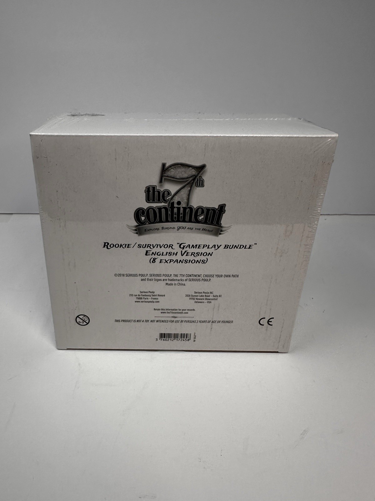 7th Continent Board Game Sealed Core Game With Expansions Plus Replacement Cards
