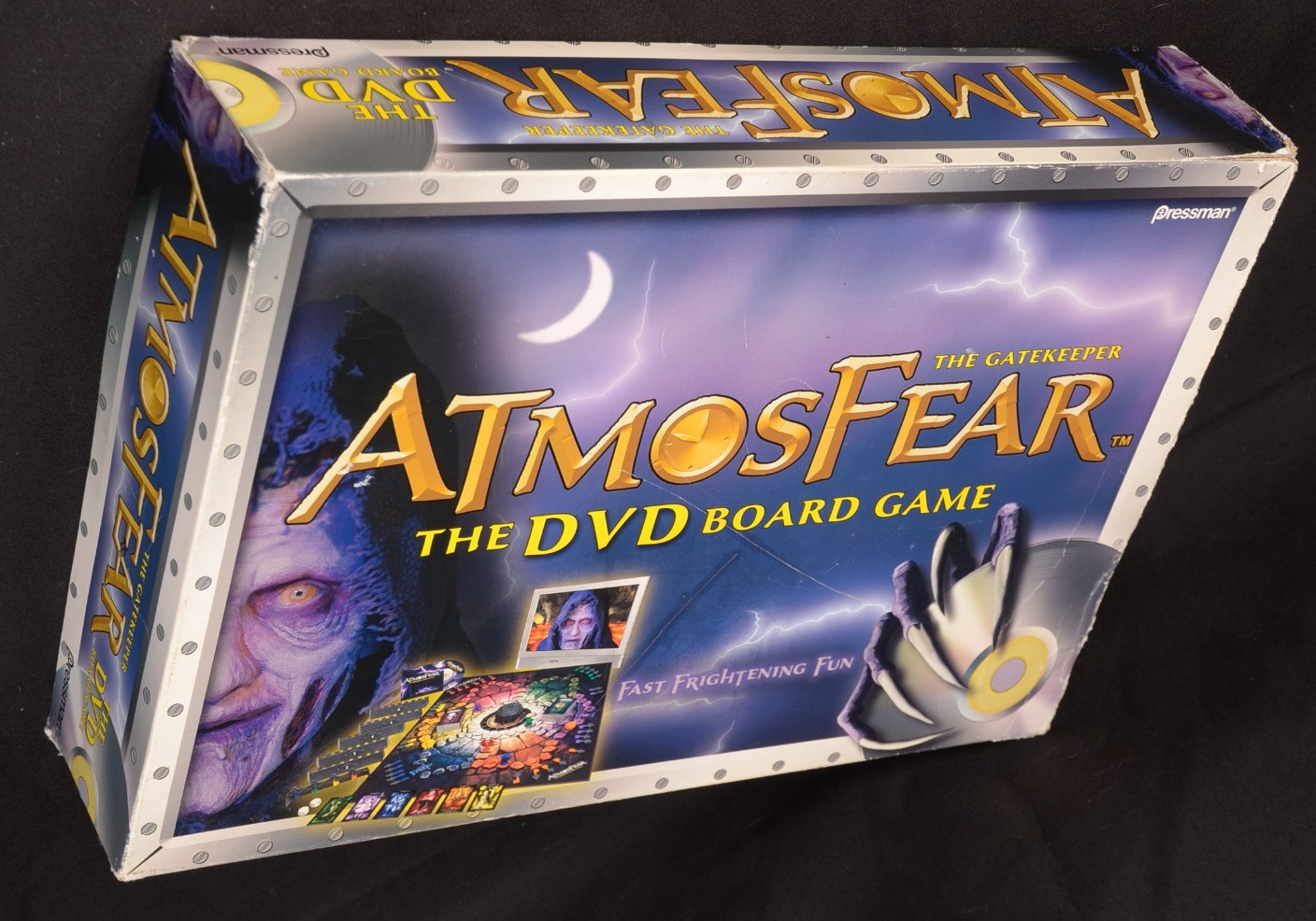 Pressman AtmosFear The Gatekeeper 2004 DVD Board Game 100% Complete