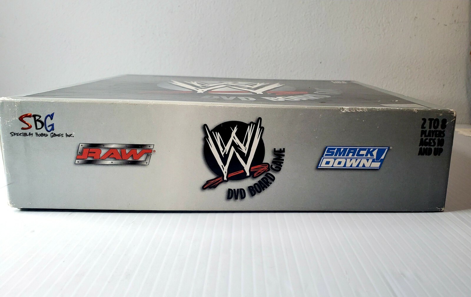 WWE Wrestling DVD Board Game – 1st Edition- RAW/Smackdown All Pieces Are There!