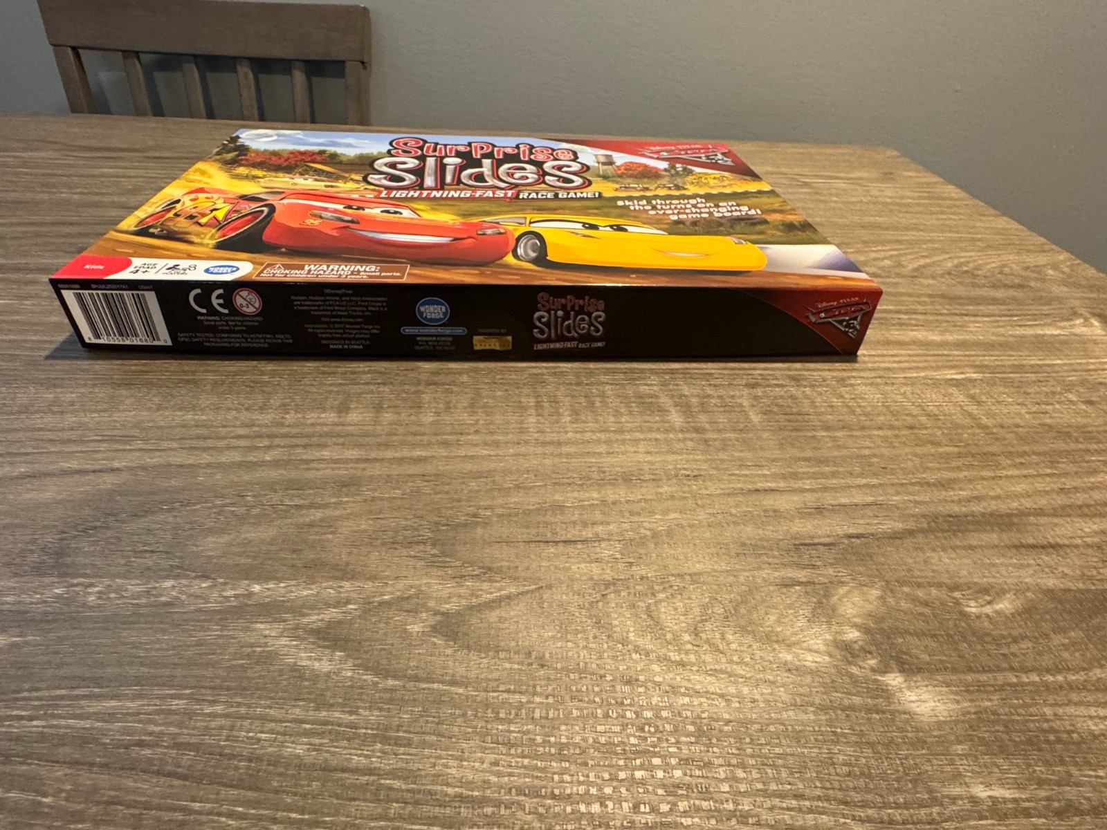 Disney Pixar Cars Surprise Slides Lightning-Fast Race Game Complete In Box