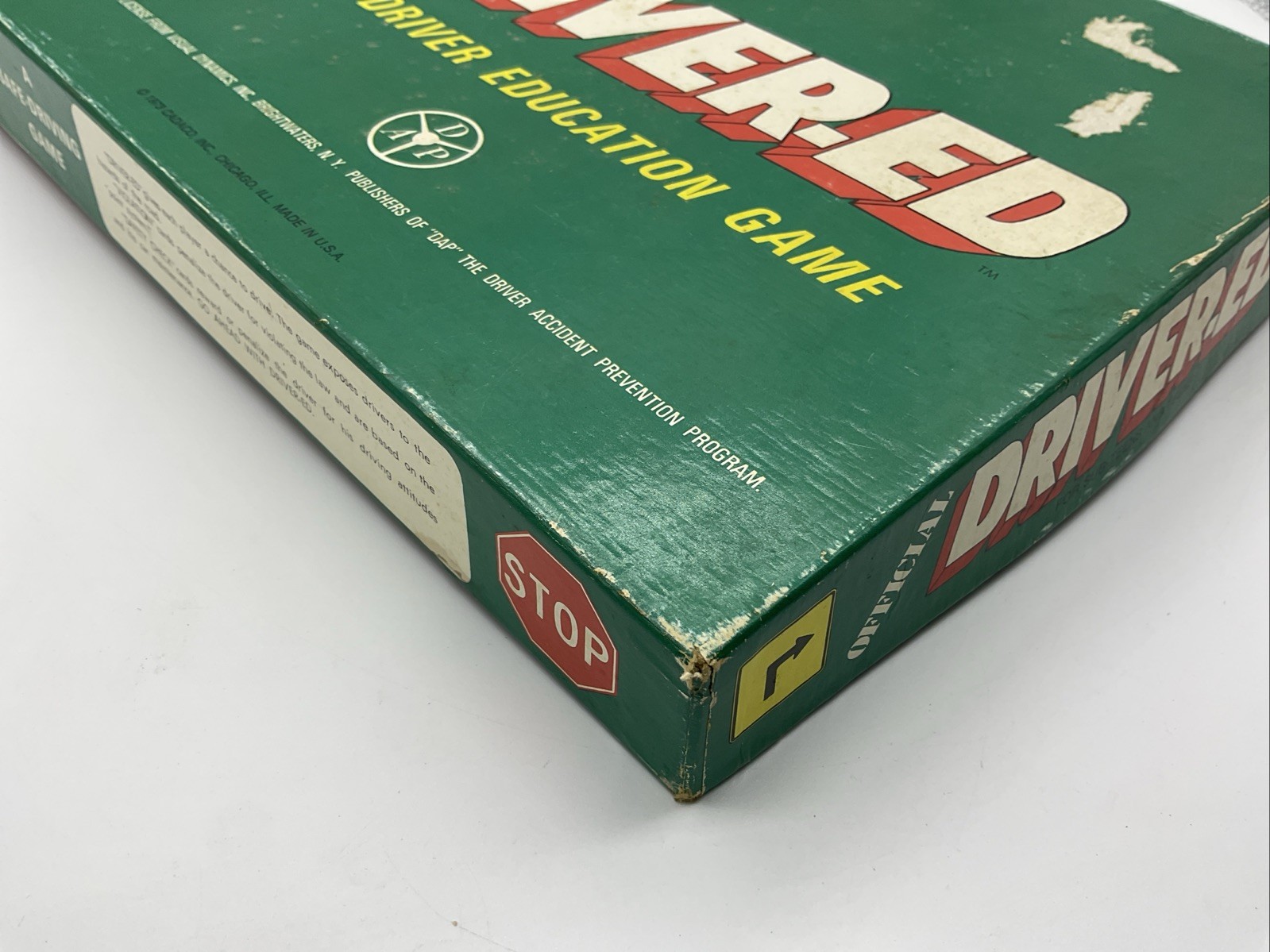 Vintage 1971 OFFICIAL DRIVERS-ED The Driver Education Board Game Cadaco COMPLETE