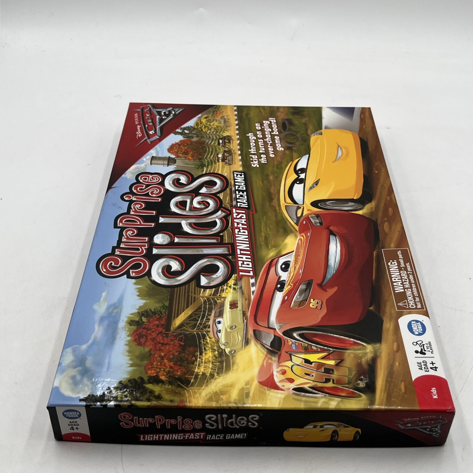 Disney Pixar Cars 3 Surprise Slides Lightning Fast Race Board Game