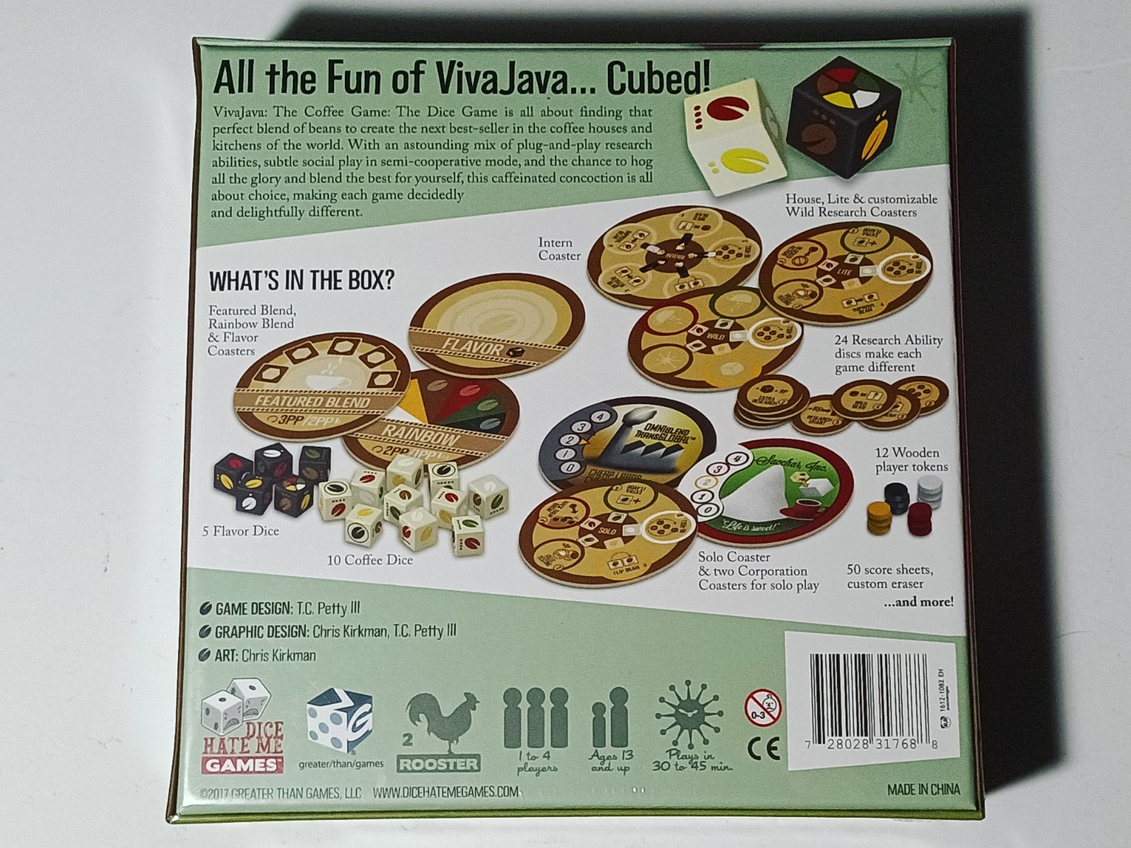 [NEW] Viva Java Board Game – The Coffee Game (2017, Dice Hate Me Games)
