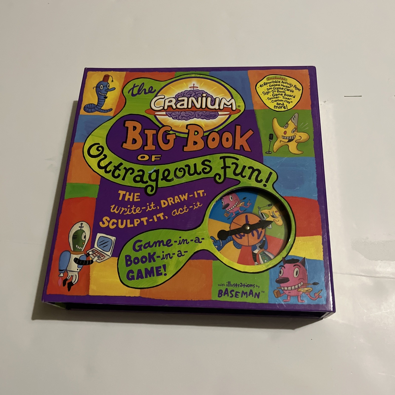 Cranium Big Book of Outrageous Fun!The Write-It Draw-It Sculpt-It Game in a Book