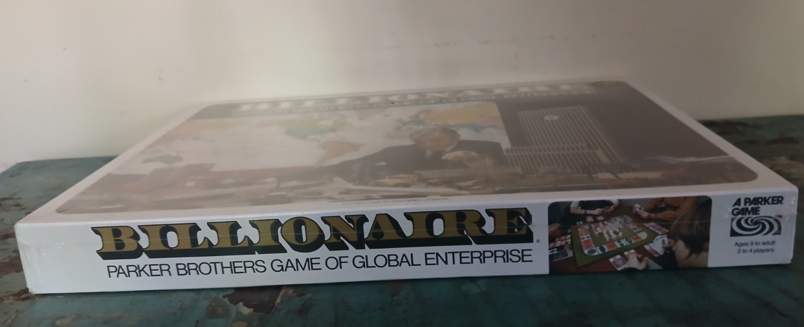 Vintage 1973 BILLIONAIRE by Parker Brothers BOARD GAME of Global Enterprise NOS