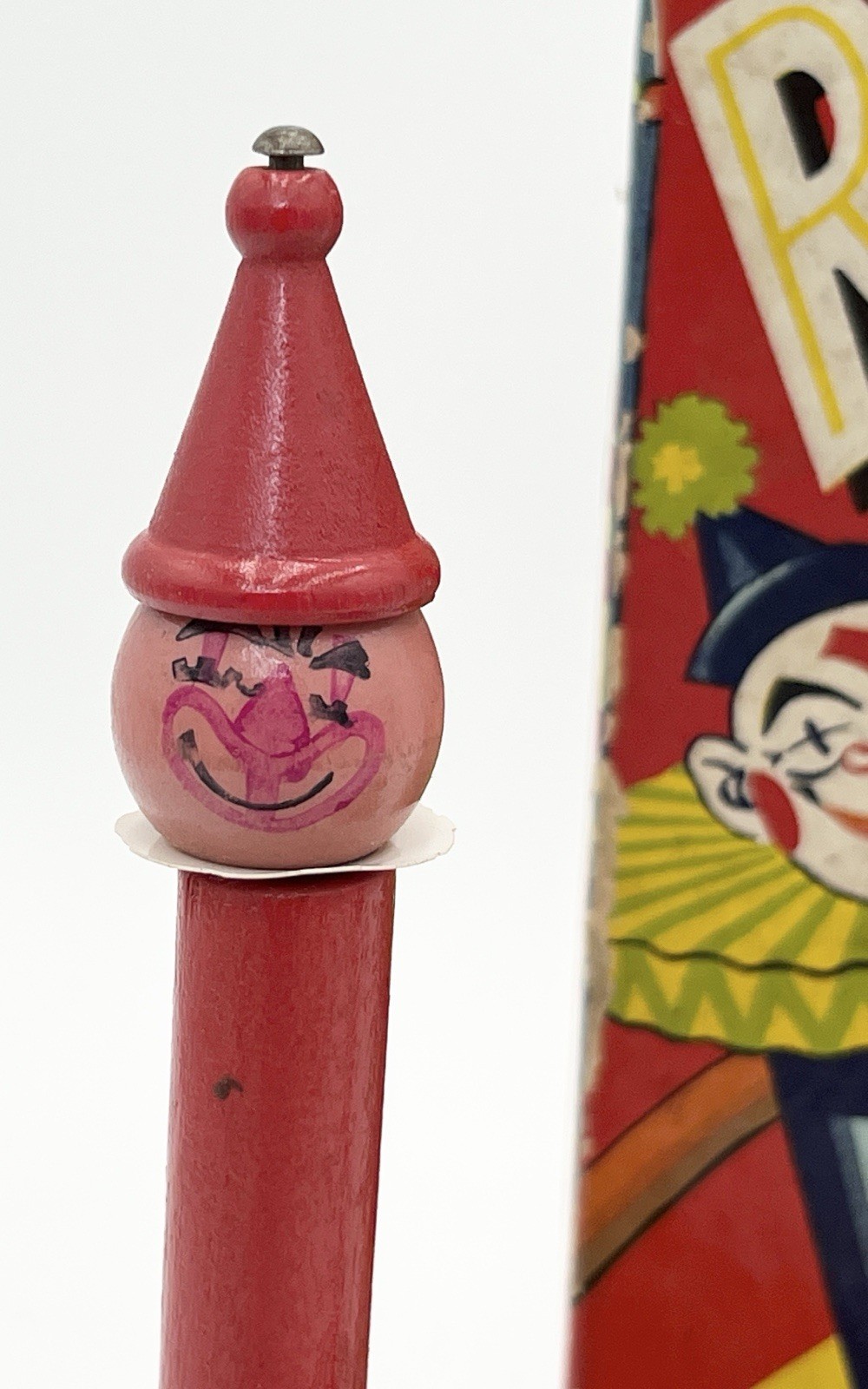 1939 Vintage No. 3220 Clown Ring Toss Game By Transogram Co., Inc NY Made In USA